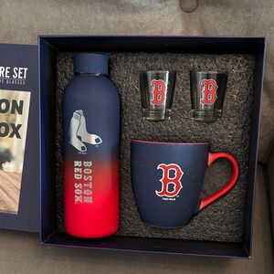 Boston Red Sox Soft Touch Drinkware Set